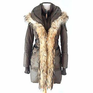 Khaki winter coat